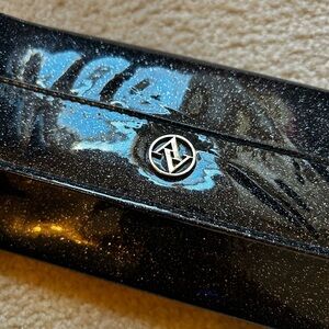 Adrienne Vittadini Black Glitter Clutch